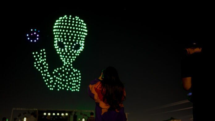 Drones light show