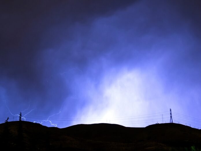 blue lights