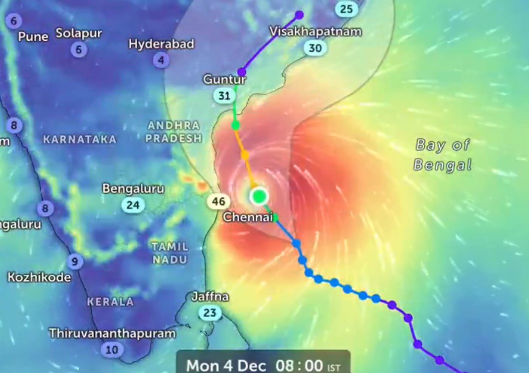 Cyclone ‘Michaung’ Intensifies, Expected To Bring Heavy Rain In Odisha ...