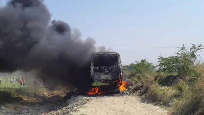 Ghazipur-accident-1 Ghazipur bus fire accident